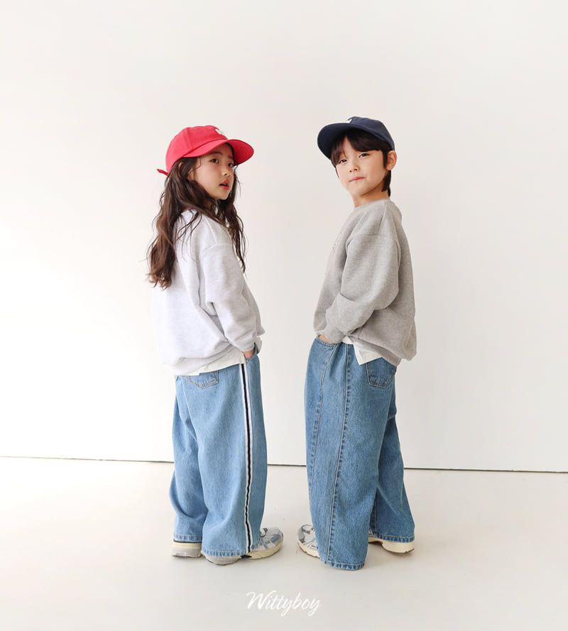 Witty Boy - Korean Children Fashion - #fashionkids - French Bermuda Denim Pants - 10