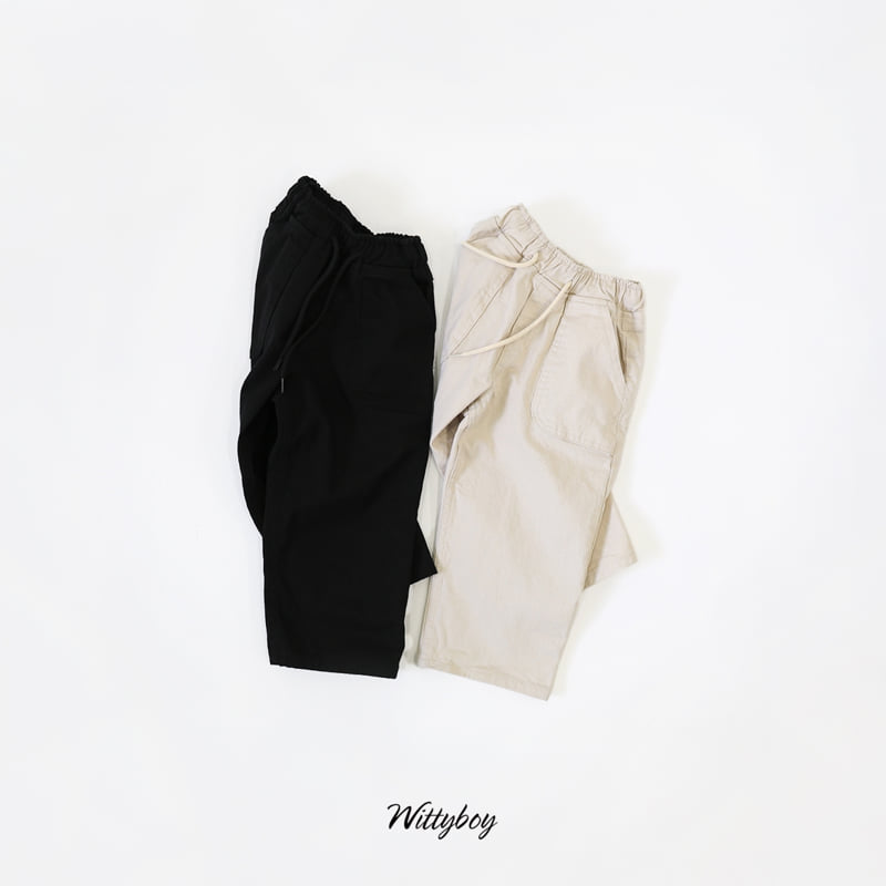 Witty Boy - Korean Children Fashion - #fashionkids - Out-Pocket Stretch Pants - 3