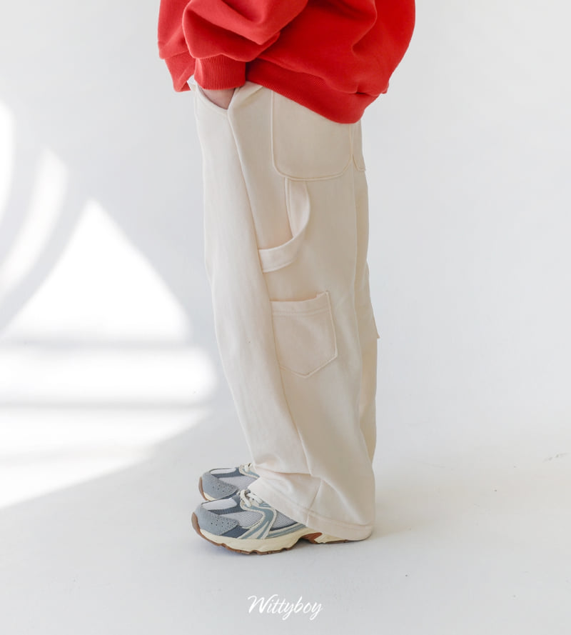 Witty Boy - Korean Children Fashion - #kidsshorts - Carpenter Training Pants - 6