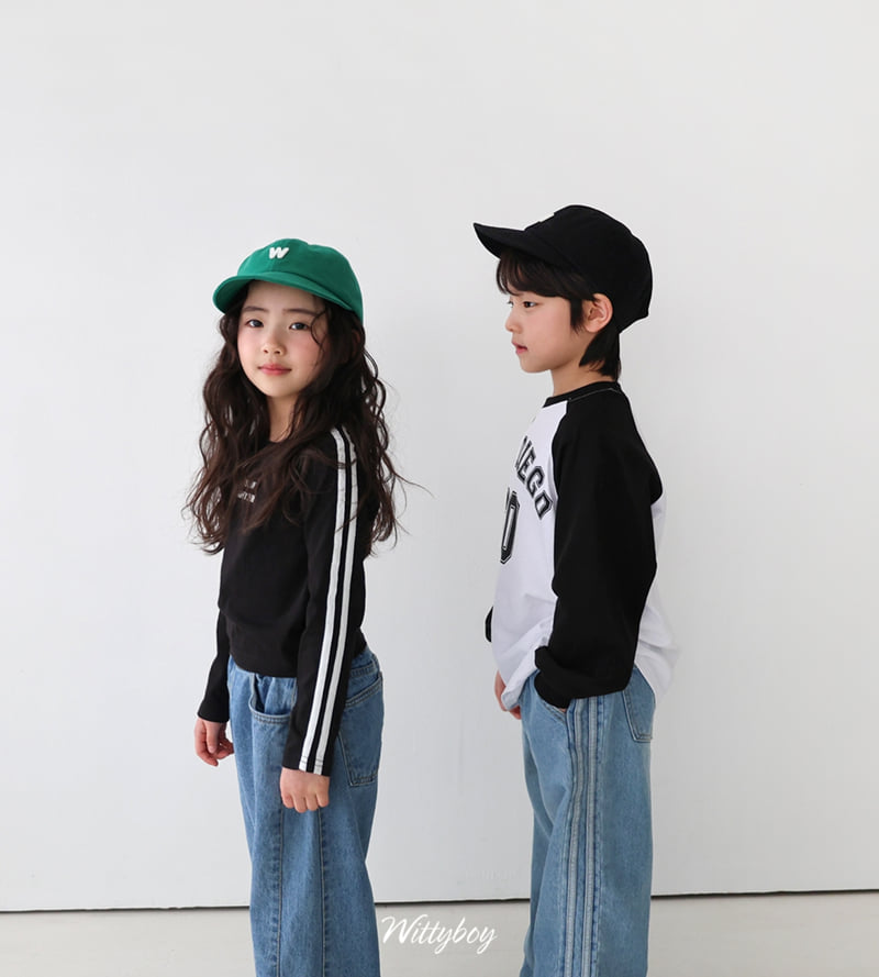 Witty Boy - Korean Children Fashion - #kidsshorts - Slow Line Tee - 5
