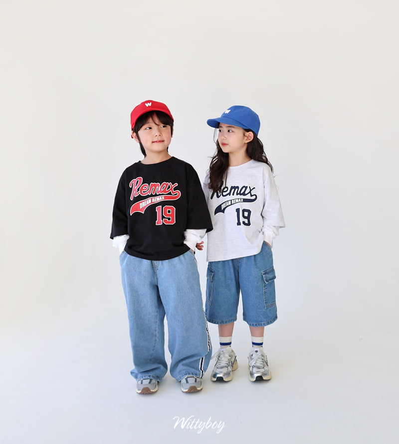 Witty Boy - Korean Children Fashion - #kidsshorts - Remax Layered Tee - 3