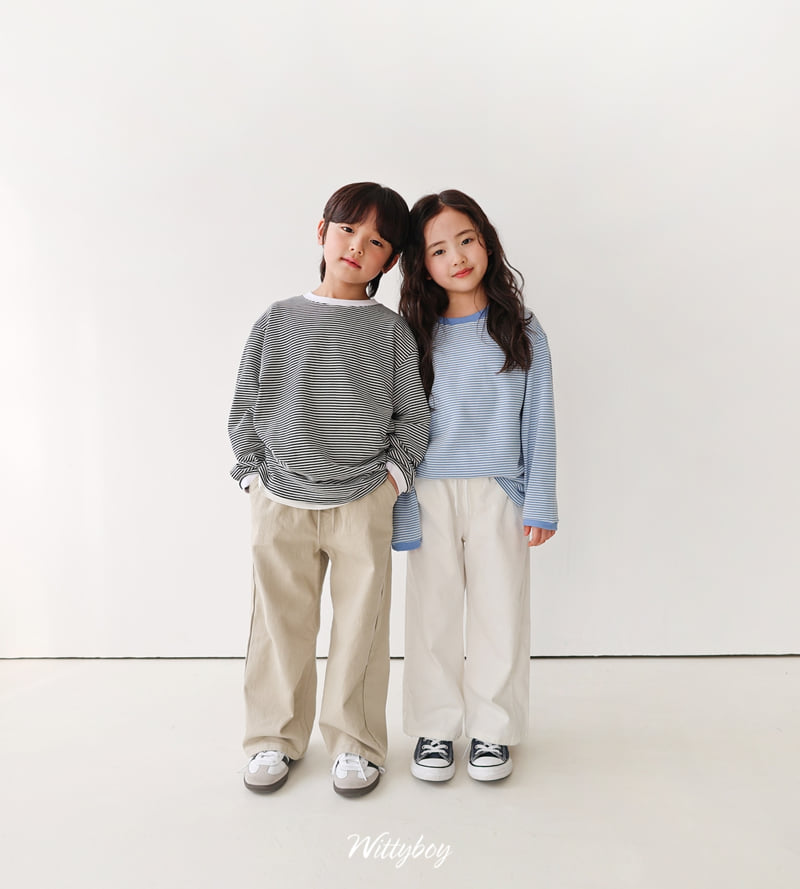 Witty Boy - Korean Children Fashion - #kidsshorts - Soft Stretch Cotton Pants - 4