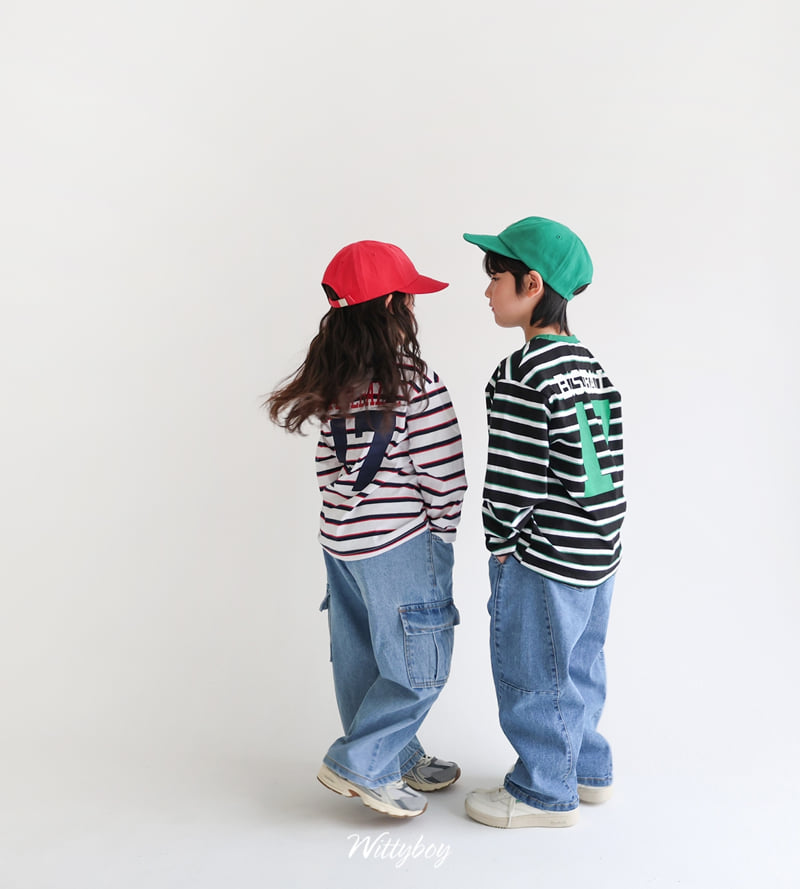 Witty Boy - Korean Children Fashion - #kidsstore - Essential Cargo Denim Pants - 7