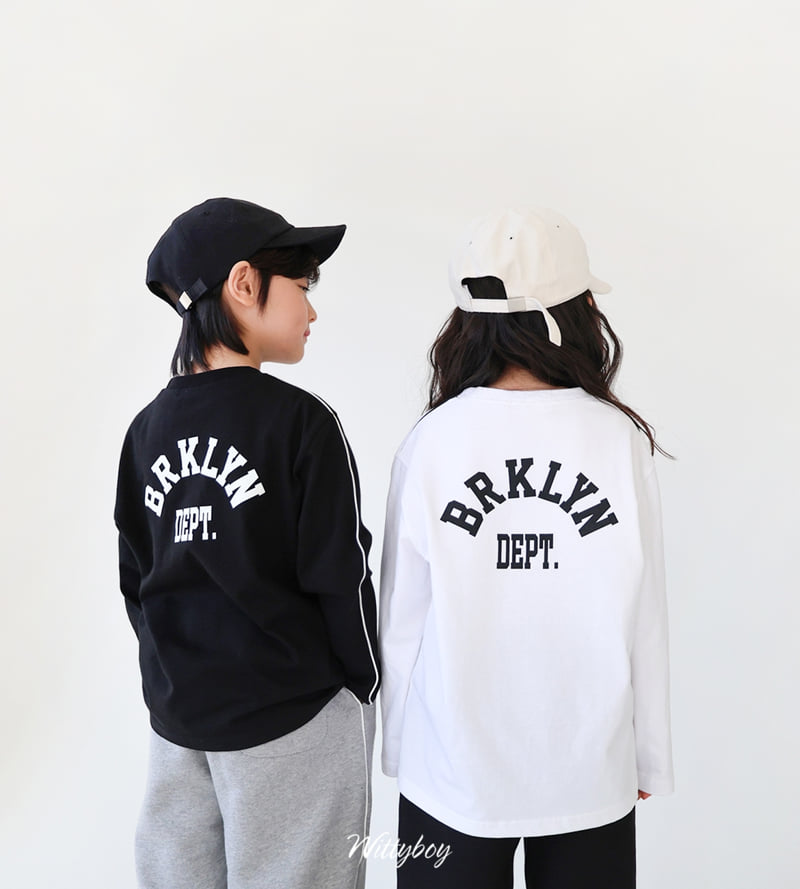 Witty Boy - Korean Children Fashion - #kidsstore - Brooklyn Line Tee - 8