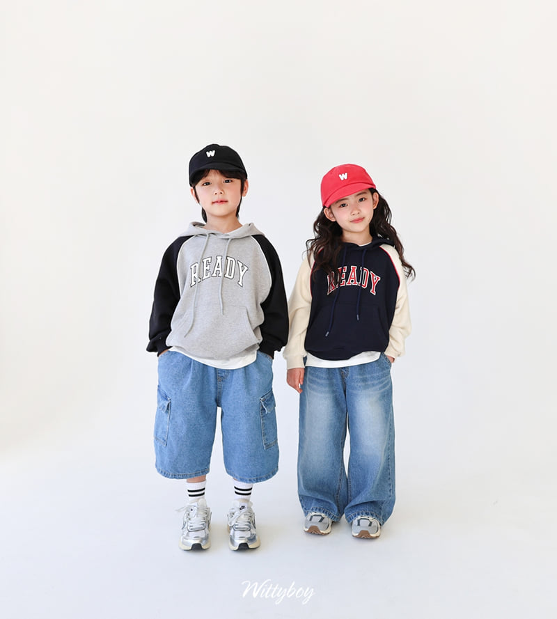 Witty Boy - Korean Children Fashion - #kidsshorts - Ready Hoodie - 4