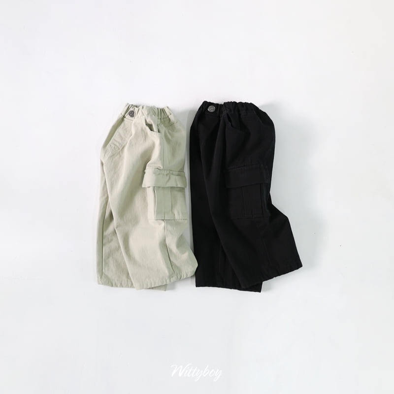 Witty Boy - Korean Children Fashion - #kidsstore - Signature Cargo Pants