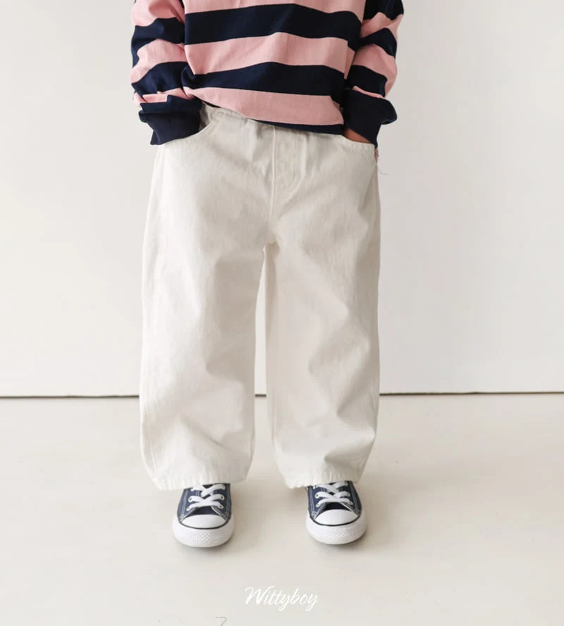 Witty Boy - Korean Children Fashion - #kidsstore - Teenager Wide Pants - 12