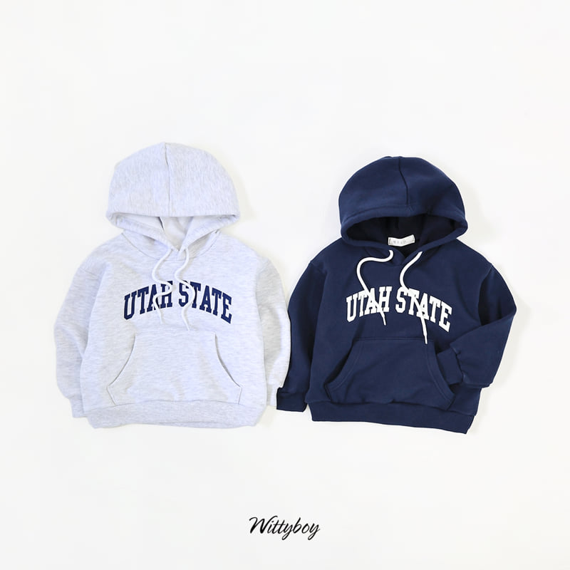Witty Boy - Korean Children Fashion - #kidsstore - Utah Hoodie