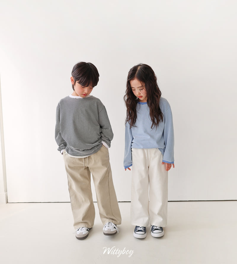 Witty Boy - Korean Children Fashion - #kidzfashiontrend - Soft Stretch Cotton Pants - 5