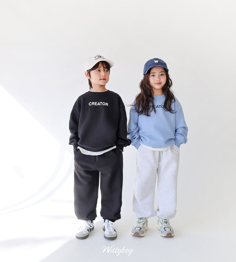 Witty Boy - Korean Children Fashion - #kidzfashiontrend - Creator Sweatshirt - 3
