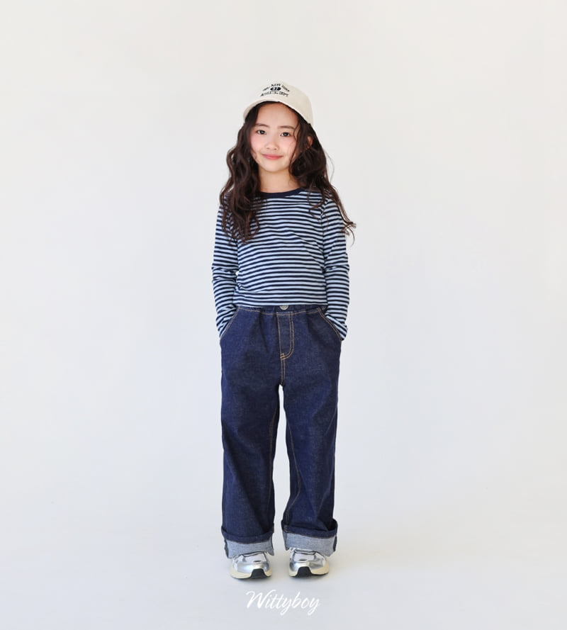 Witty Boy - Korean Children Fashion - #kidzfashiontrend - Selvage Denim Pants - 2