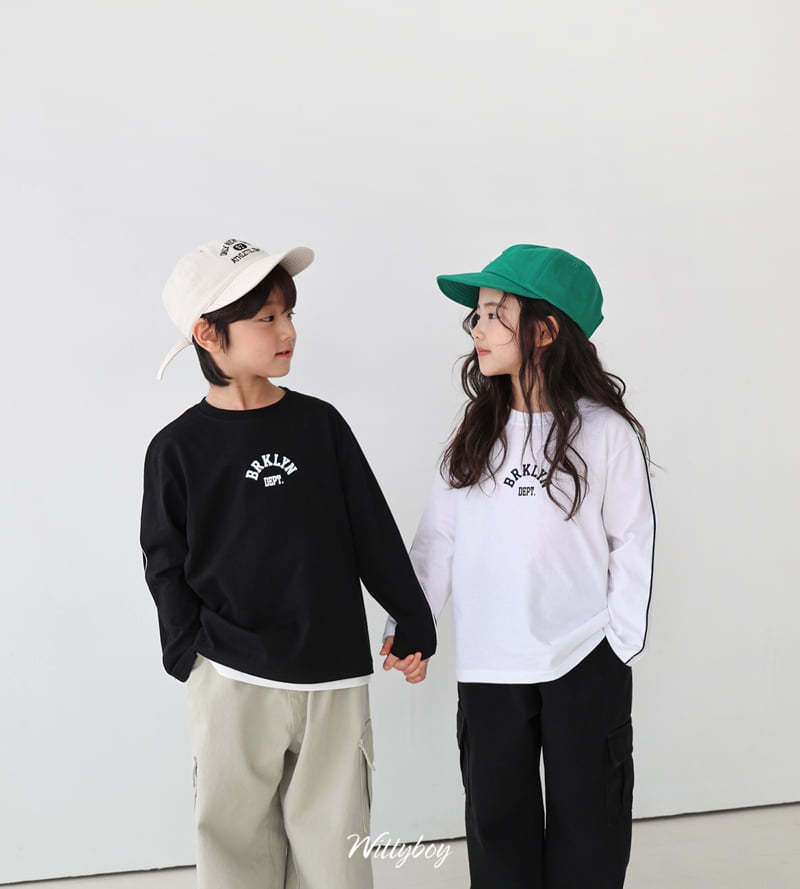 Witty Boy - Korean Children Fashion - #kidzfashiontrend - Brooklyn Line Tee - 9