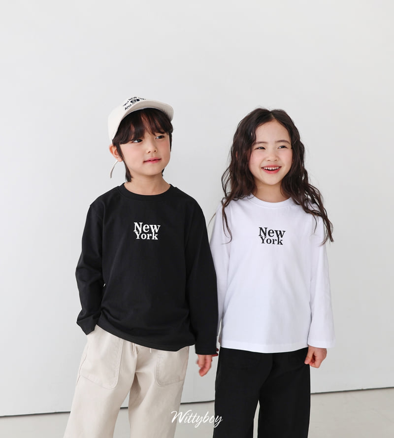 Witty Boy - Korean Children Fashion - #kidzfashiontrend - Mini New York Tee