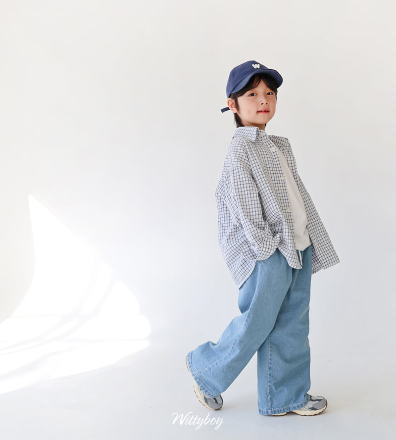 Witty Boy - Korean Children Fashion - #kidzfashiontrend - Natural Comfort Denim Pants - 9
