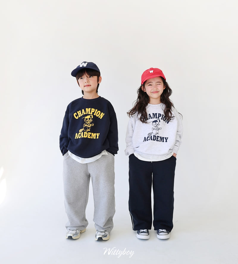 Witty Boy - Korean Children Fashion - #kidzfashiontrend - Champion Sweatshirt - 8
