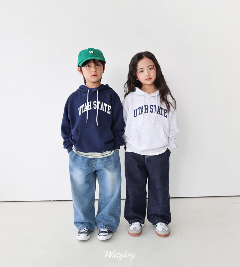 Witty Boy - Korean Children Fashion - #kidzfashiontrend - Utah Hoodie - 2