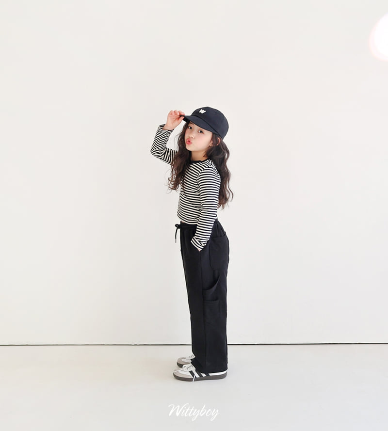 Witty Boy - Korean Children Fashion - #littlefashionista - Carpenter Training Pants - 10