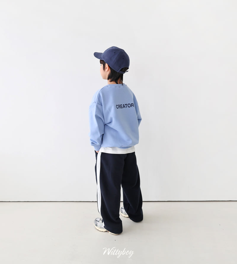 Witty Boy - Korean Children Fashion - #littlefashionista - Sporty Track Pants - 8