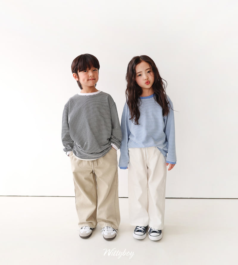 Witty Boy - Korean Children Fashion - #littlefashionista - Soft Stretch Cotton Pants - 7