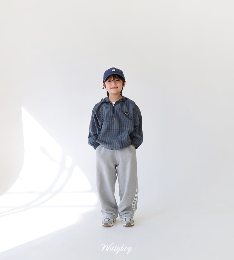 Witty Boy - Korean Children Fashion - #littlefashionista - Athletic Hooded Anorak - 6