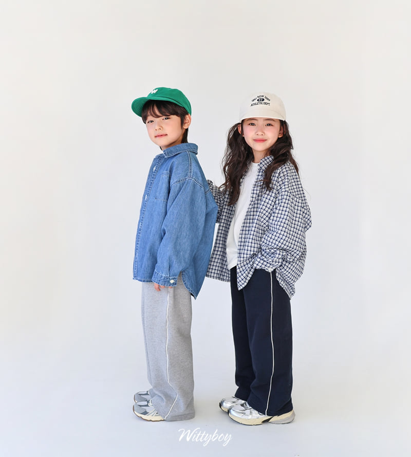 Witty Boy - Korean Children Fashion - #littlefashionista - Soul Line Track Pants - 3