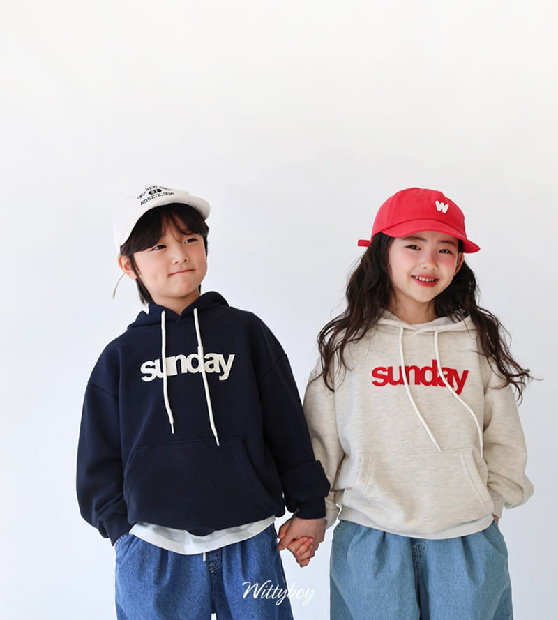 Witty Boy - Korean Children Fashion - #littlefashionista - Sunday Hoodie - 2