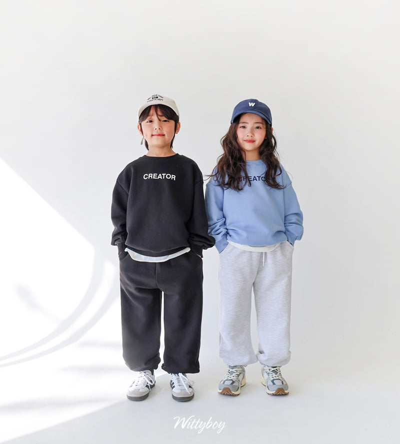 Witty Boy - Korean Children Fashion - #littlefashionista - Creator Sweatshirt - 5