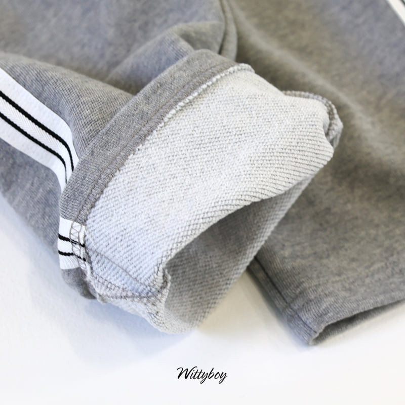 Witty Boy - Korean Children Fashion - #littlefashionista - High-Teen Track Pants - 3