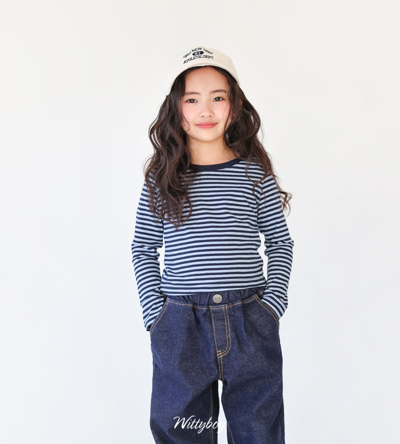 Witty Boy - Korean Children Fashion - #littlefashionista - Barbie Stripe Tee - 2