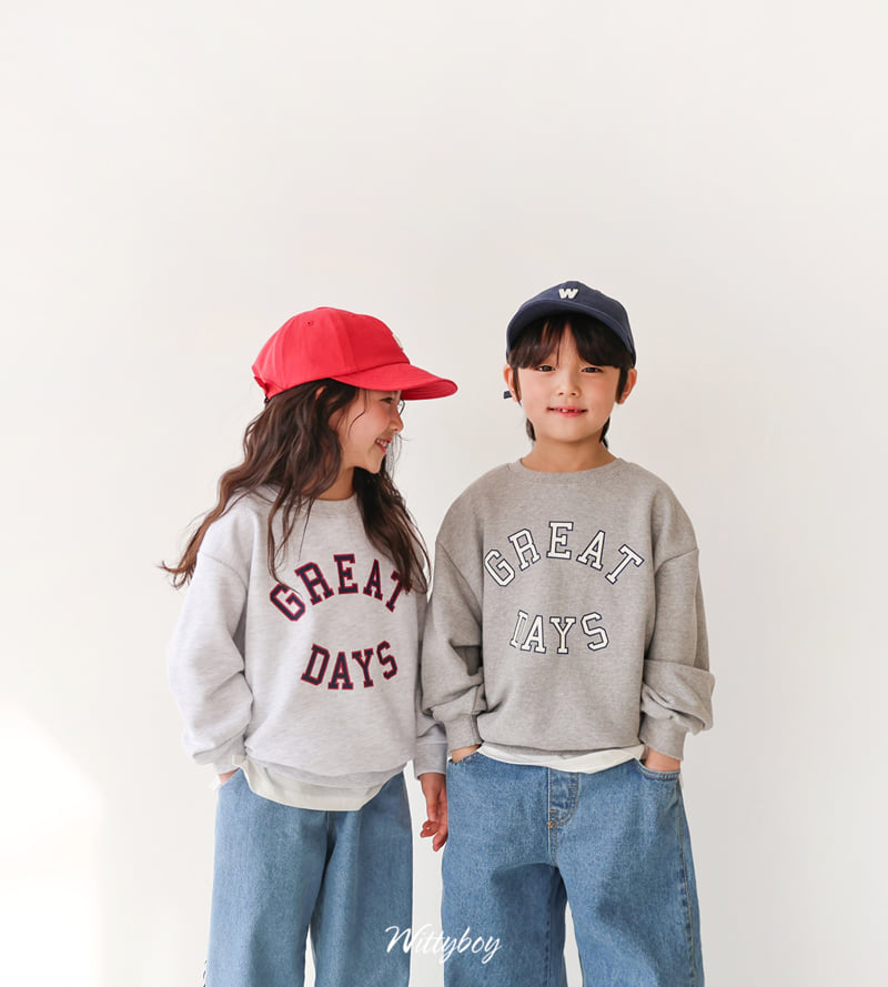Witty Boy - Korean Children Fashion - #littlefashionista - Days Sweatshirt - 2