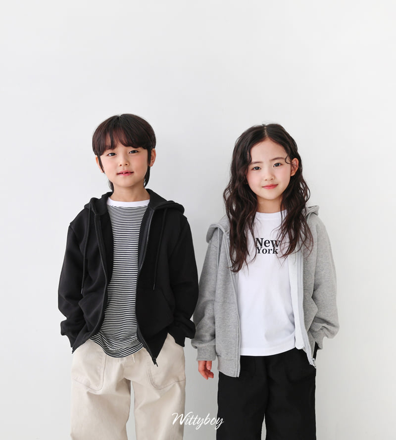 Witty Boy - Korean Children Fashion - #littlefashionista - Mini New York Tee - 4