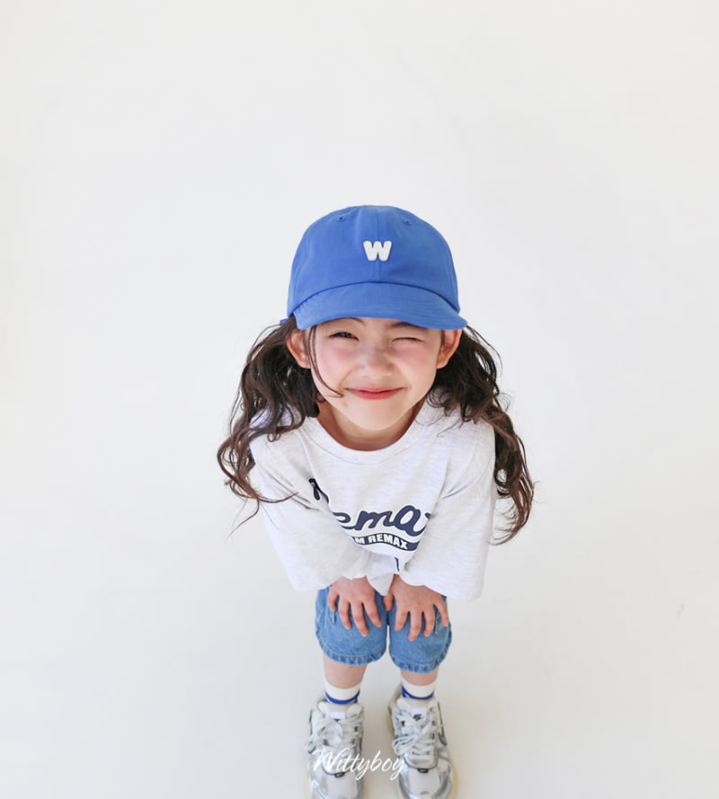 Witty Boy - Korean Children Fashion - #magicofchildhood - Mini Logo Wide Cap - 4