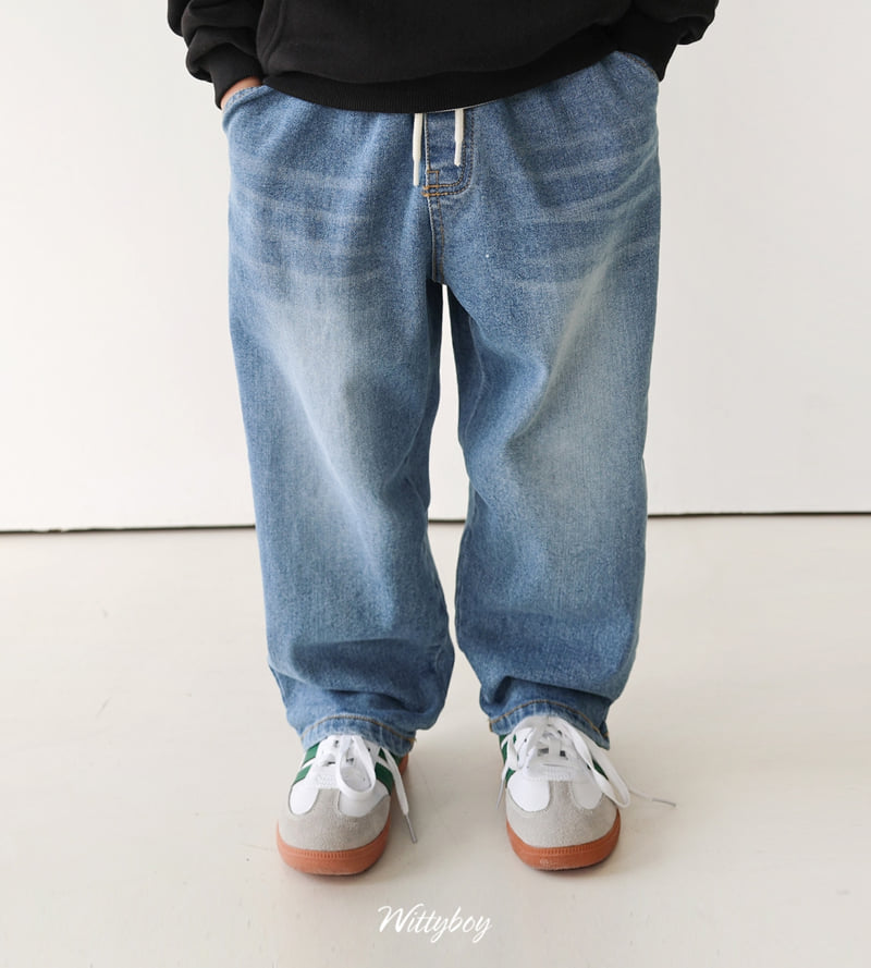 Witty Boy - Korean Children Fashion - #minifashionista - Signature Stretch Denim Pants - 3