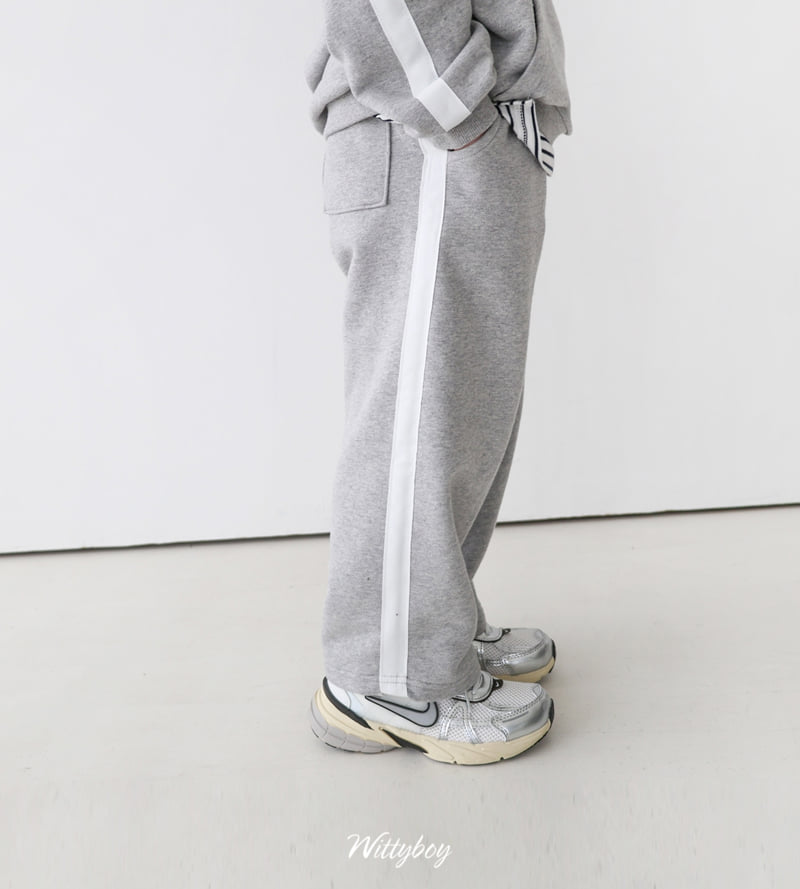 Witty Boy - Korean Children Fashion - #minifashionista - Sporty Track Pants - 10