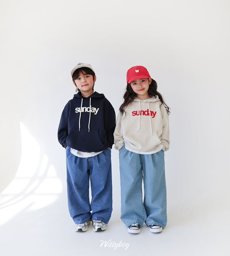 Witty Boy - Korean Children Fashion - #magicofchildhood - Sunday Hoodie - 4
