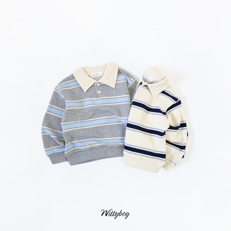 Witty Boy - Korean Children Fashion - #minifashionista - Dolphin Collar Sweatshirt