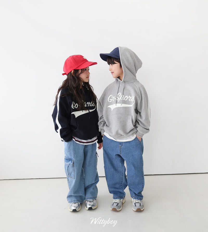 Witty Boy - Korean Children Fashion - #minifashionista - Essential Cargo Denim Pants - 12