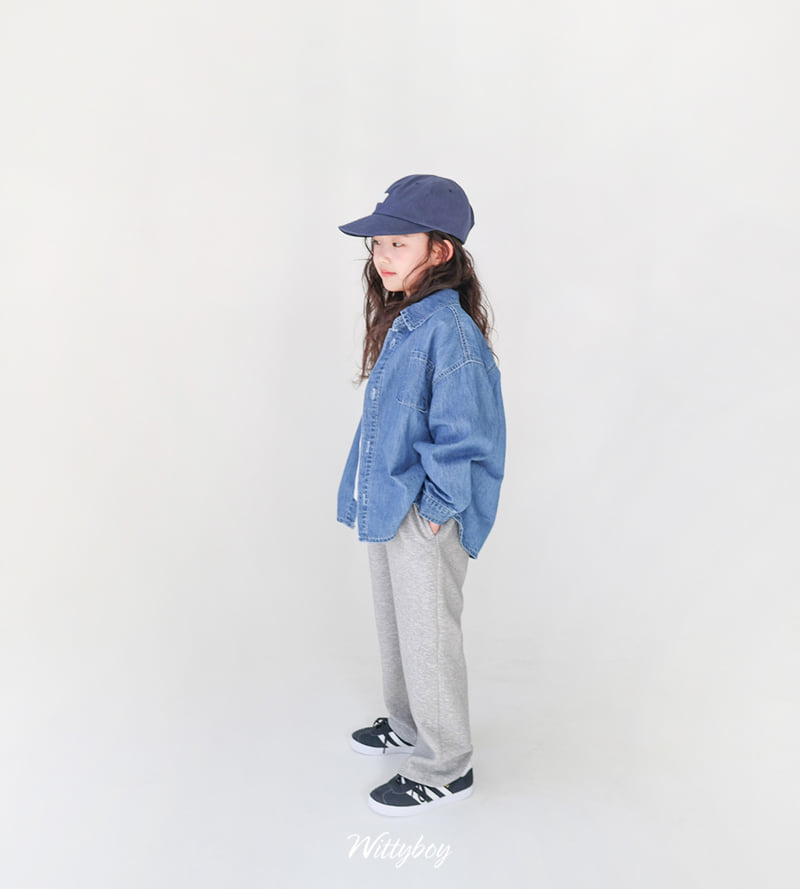 Witty Boy - Korean Children Fashion - #minifashionista - Original Denim Shirt - 9
