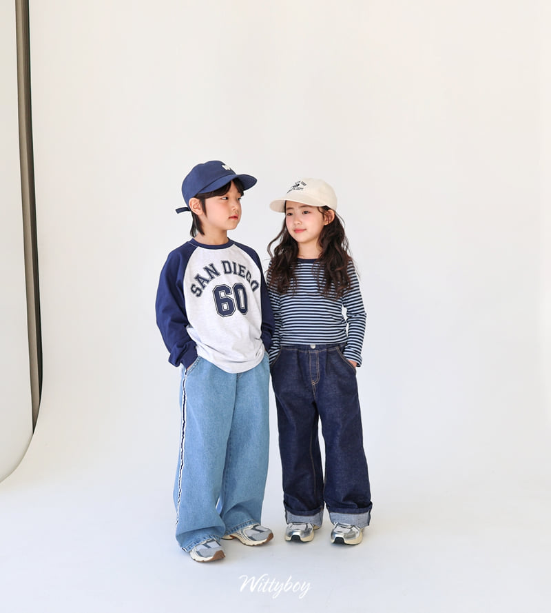 Witty Boy - Korean Children Fashion - #minifashionista - Selvage Denim Pants - 6