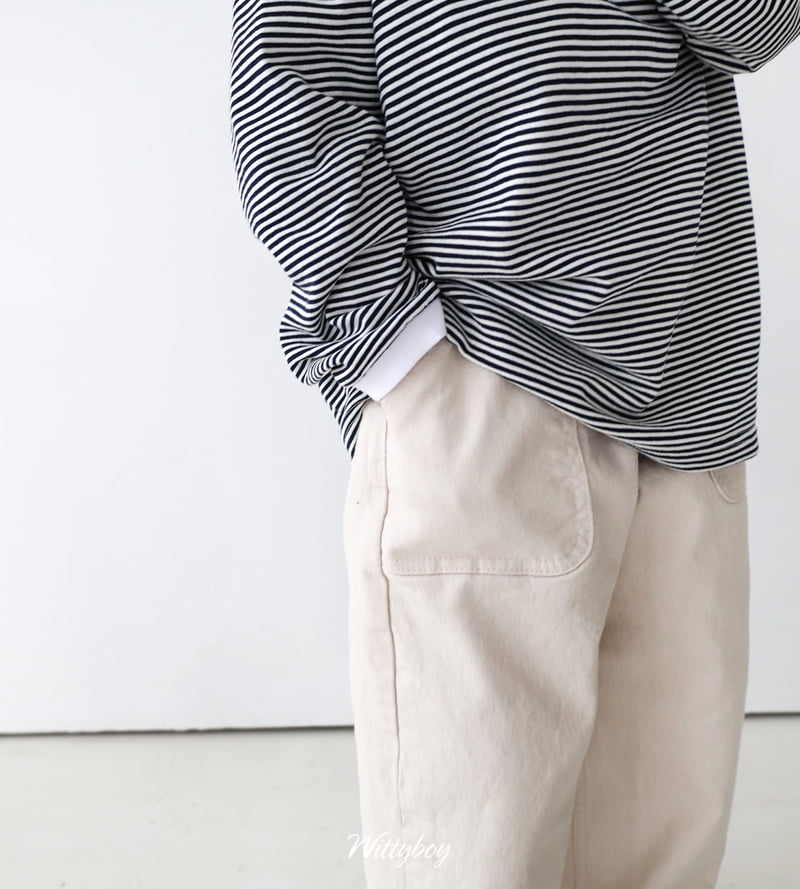 Witty Boy - Korean Children Fashion - #minifashionista - Out-Pocket Stretch Pants - 10