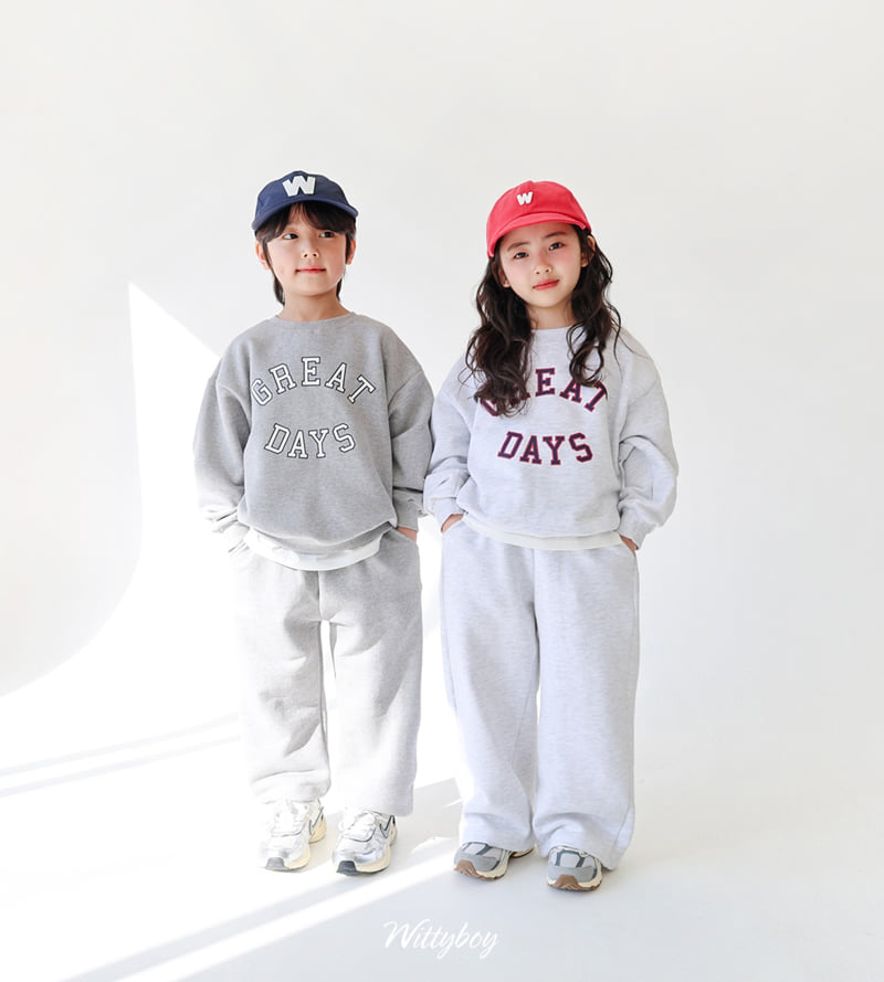 Witty Boy - Korean Children Fashion - #magicofchildhood - Days Sweatshirt - 4