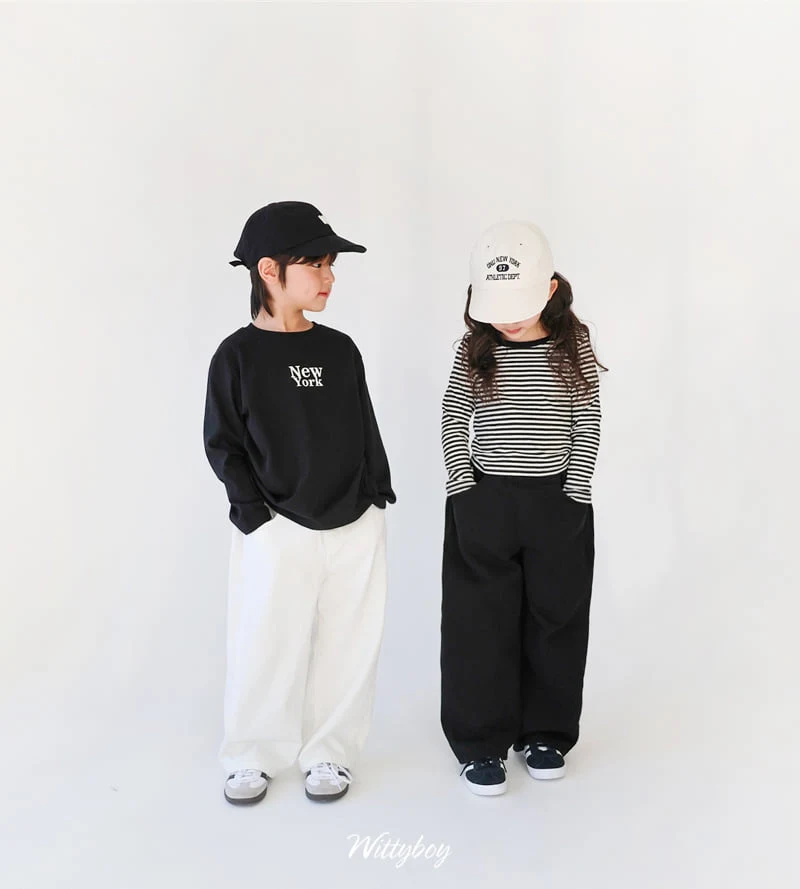 Witty Boy - Korean Children Fashion - #minifashionista - Teenager Wide Pants - 3