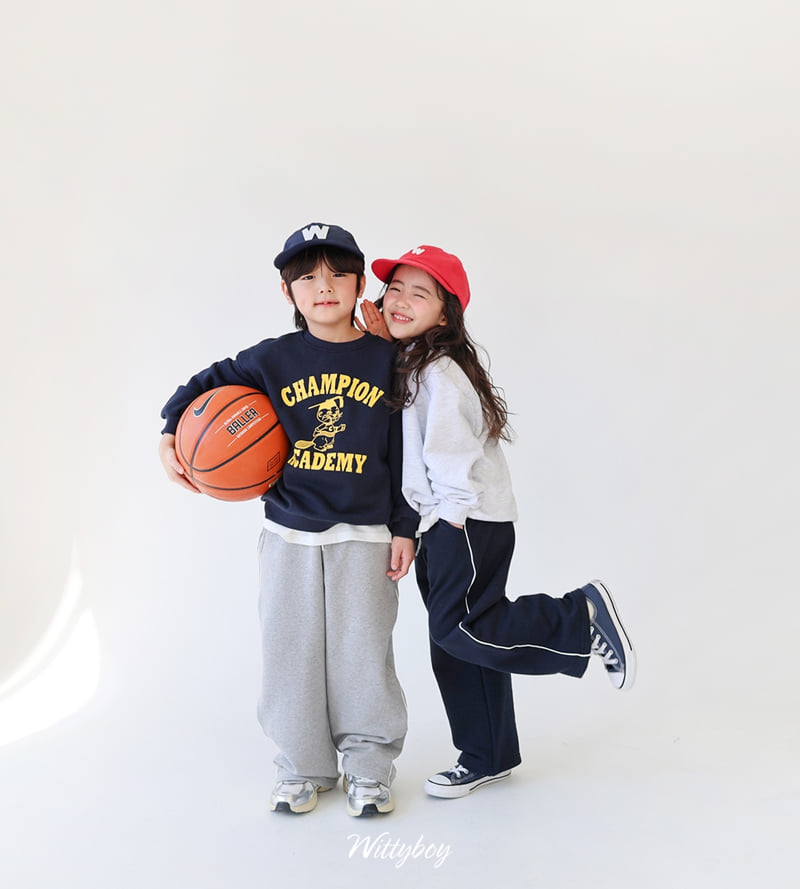 Witty Boy - Korean Children Fashion - #minifashionista - Champion Sweatshirt - 12