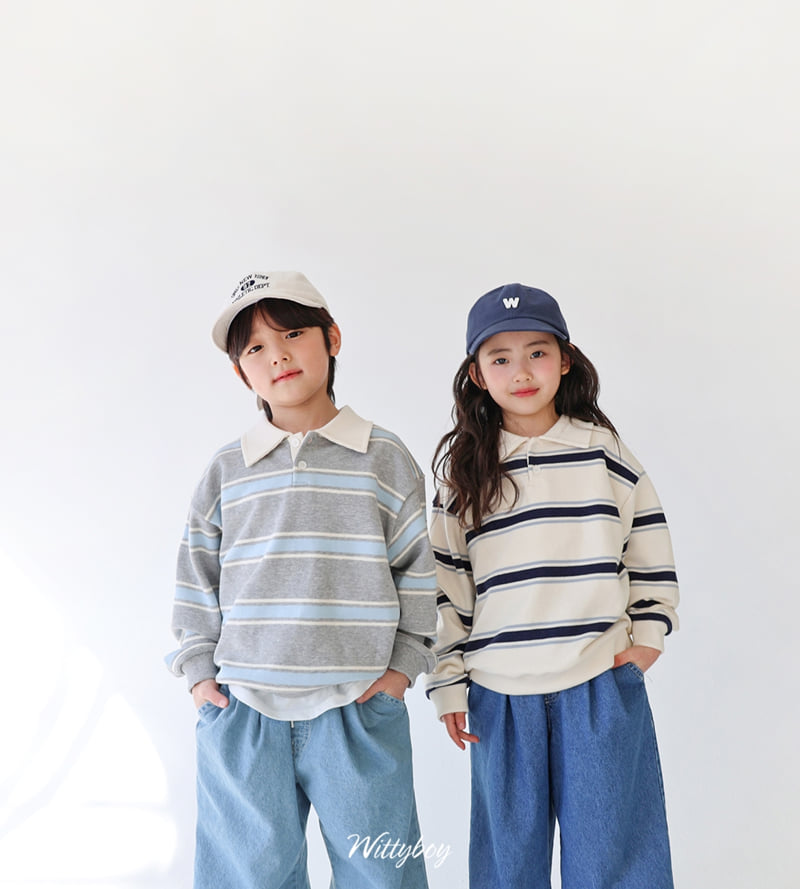 Witty Boy - Korean Children Fashion - #prettylittlegirls - Dolphin Collar Sweatshirt - 2