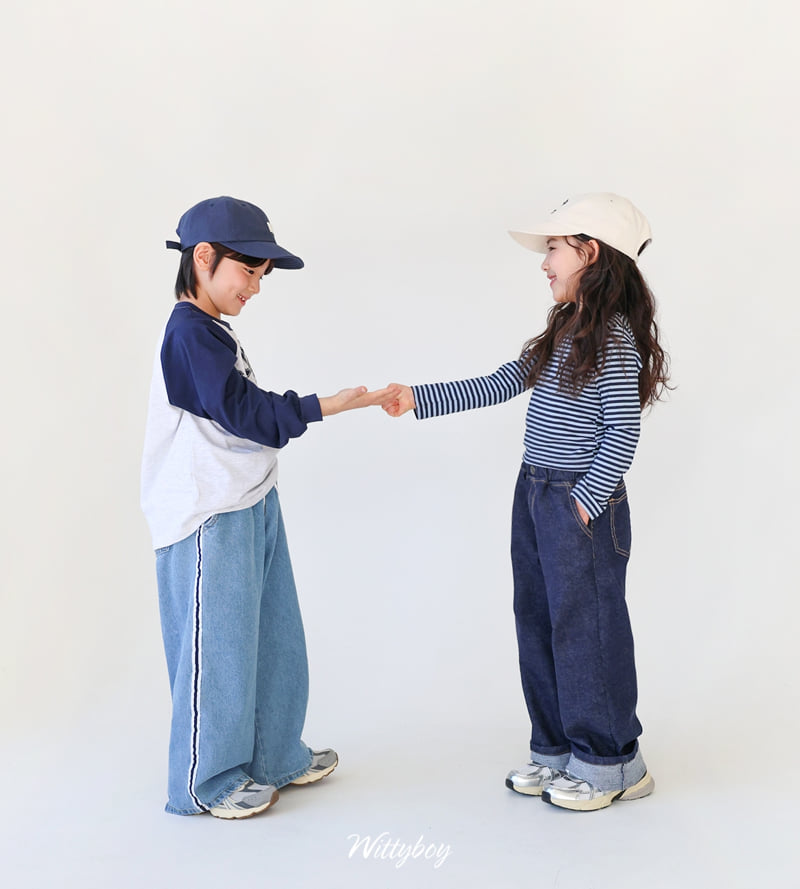Witty Boy - Korean Children Fashion - #prettylittlegirls - Selvage Denim Pants - 7