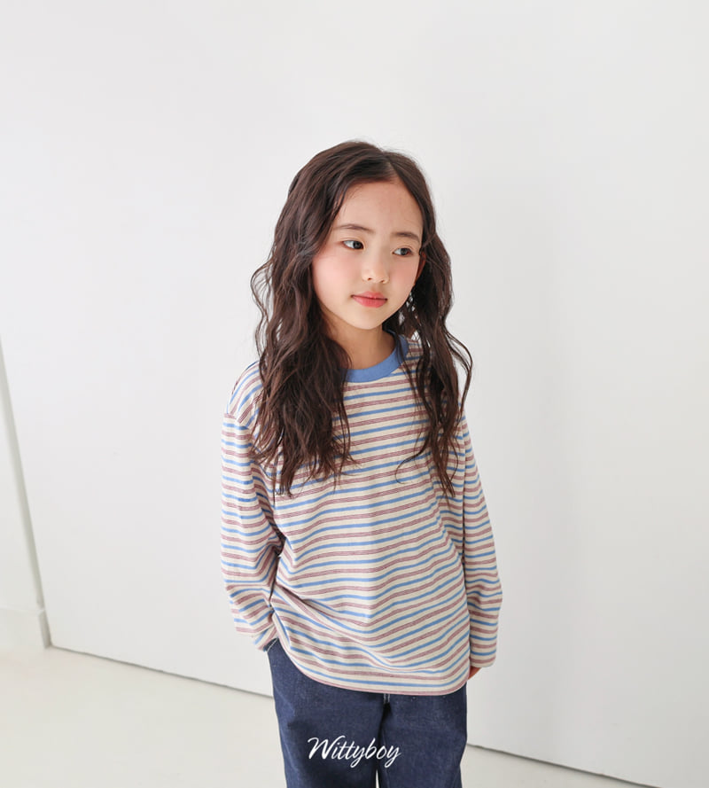 Witty Boy - Korean Children Fashion - #minifashionista - Great Stripe Tee - 4
