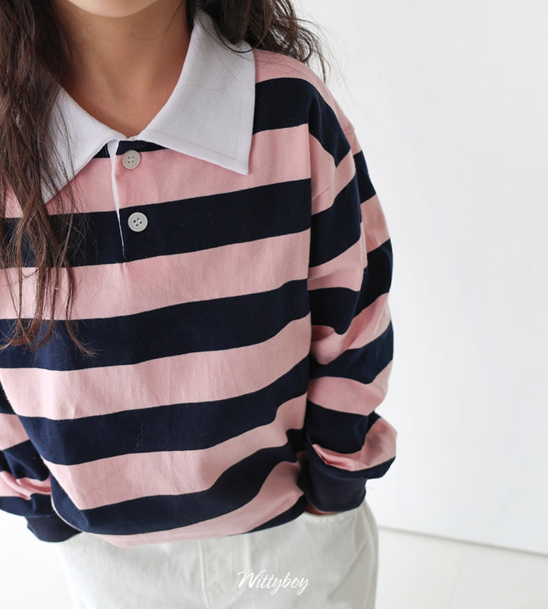 Witty Boy - Korean Children Fashion - #prettylittlegirls - School Collar Tee - 3