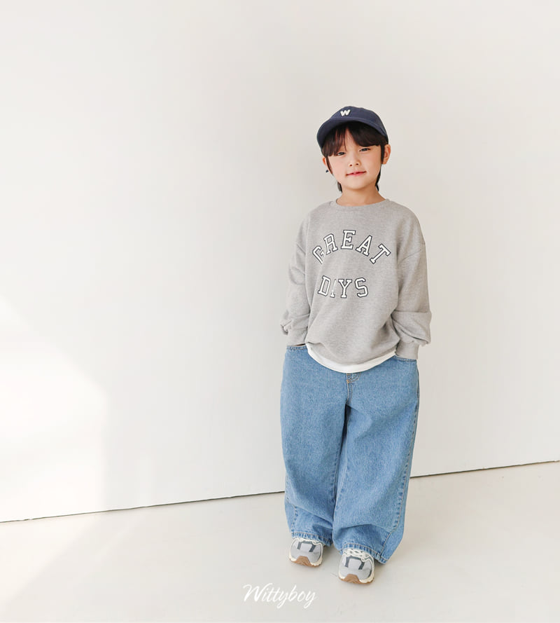Witty Boy - Korean Children Fashion - #prettylittlegirls - French Bermuda Denim Pants - 2