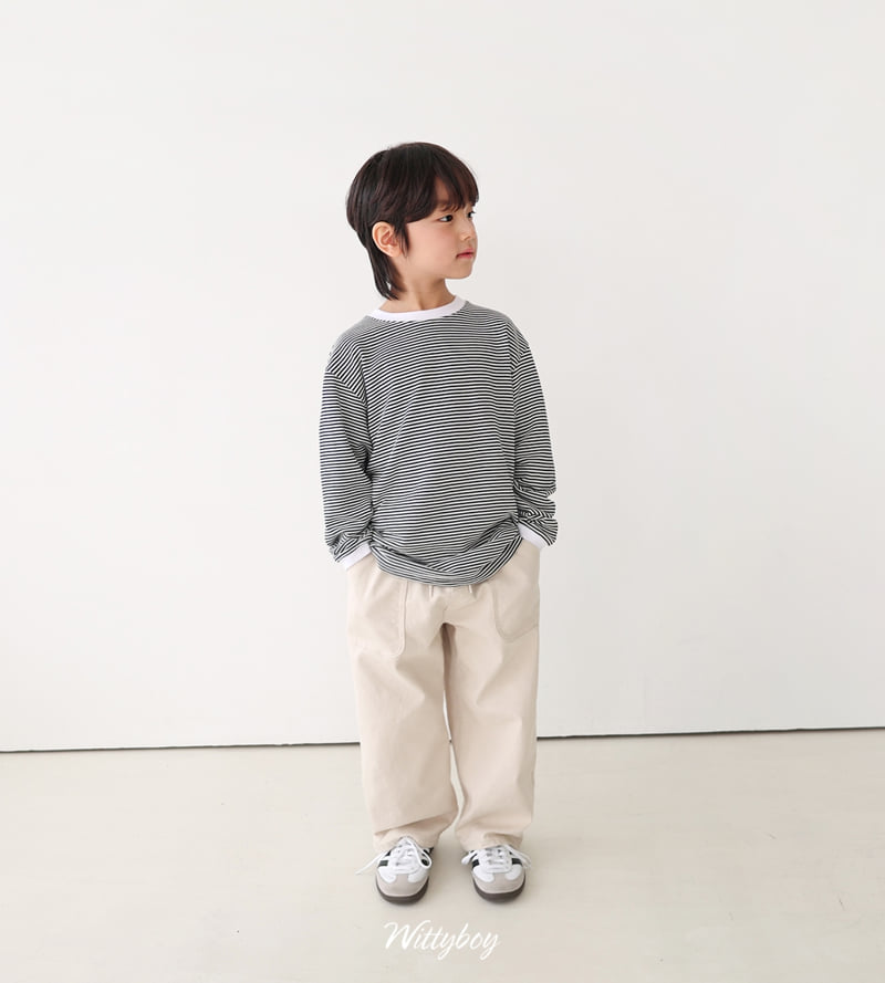 Witty Boy - Korean Children Fashion - #prettylittlegirls - Out-Pocket Stretch Pants - 11