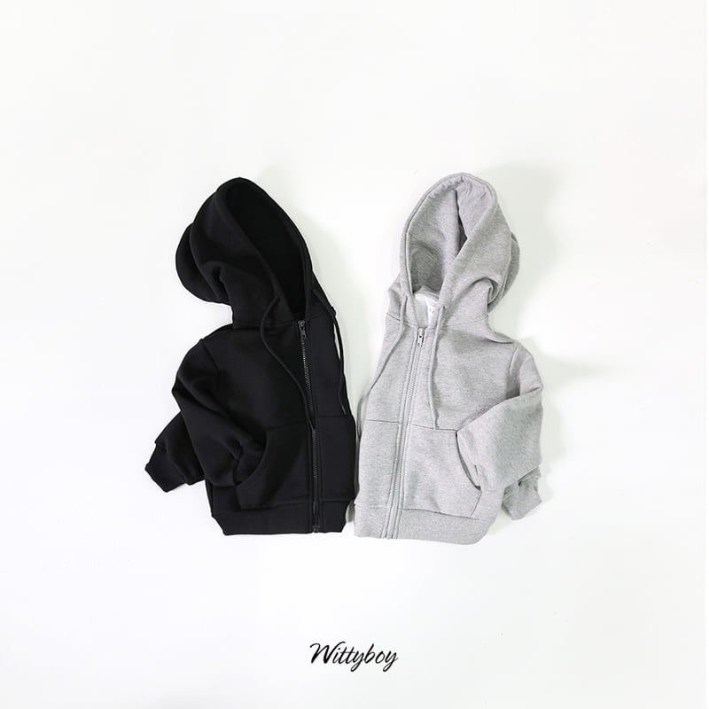 Witty Boy - Korean Children Fashion - #prettylittlegirls - Standard Hooded Zip-Up - 3